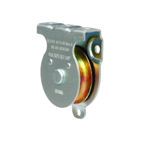 Campbell Chain & Fittings Campbell 2 in. D Zinc Plated Steel Fixed Eye Wall-Ceiling Pulley T7550502